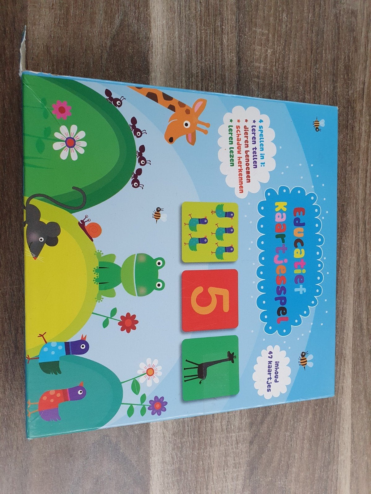 Educatief Kaartjesspel - 4 Spellen in 1, Ophalen of Verzenden, Nieuw, Taal en Lezen