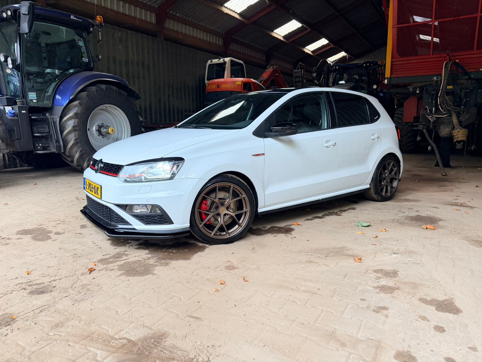 Volkswagen Polo 1.8 TSI 141KW BMT GTI 2017 Wit, Auto's, Alcantara, Wit, 1180 kg, Particulier