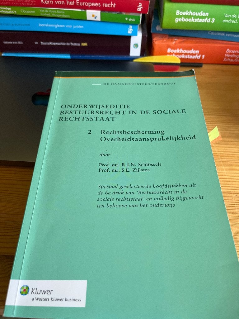 Onderwijseditie bestuursrecht in de sociale rechtsstaat, Boeken, Gelezen, Ophalen of Verzenden, WO, Wolters Kluwer