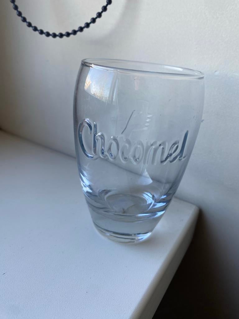 Chocomel glas, Glas of Glazen, Ophalen of Verzenden, Overige stijlen, Glas