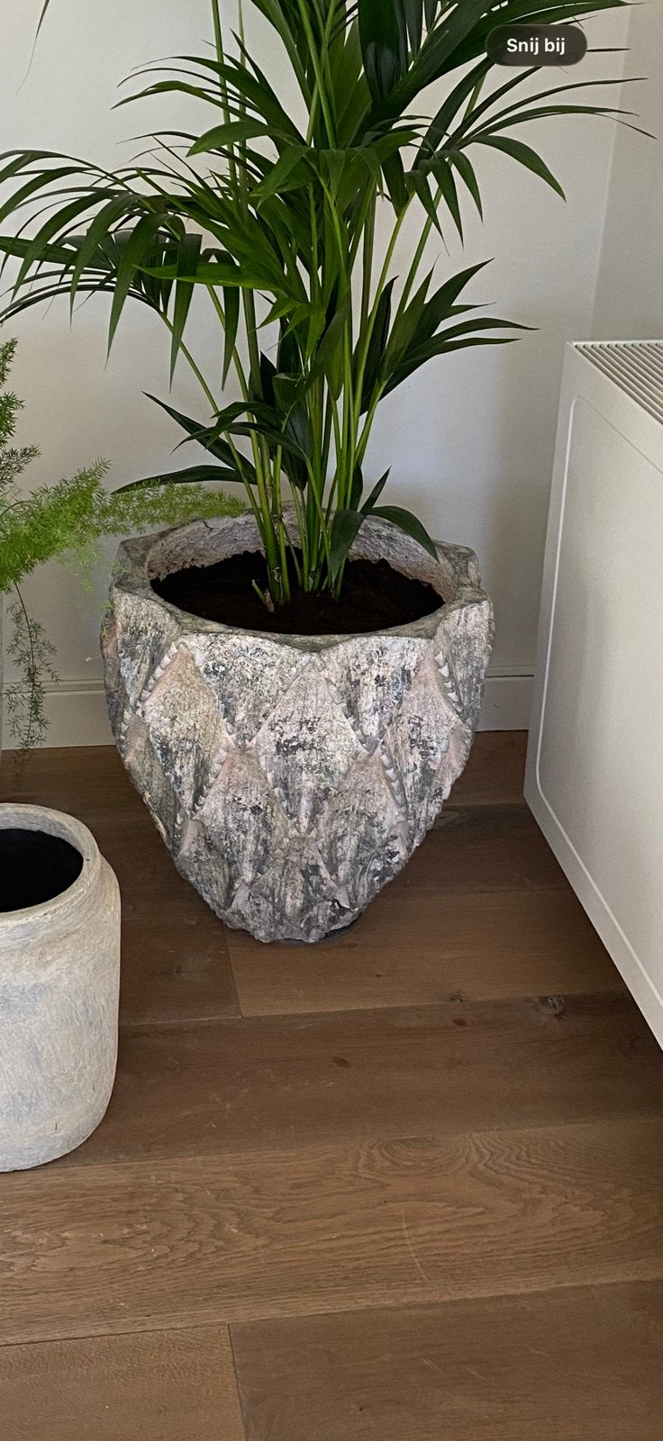 Grote PTMD pot, hoogte 50 Doorsnee 45 cm, Ophalen, 40 cm of meer, Rond, Zo goed als nieuw