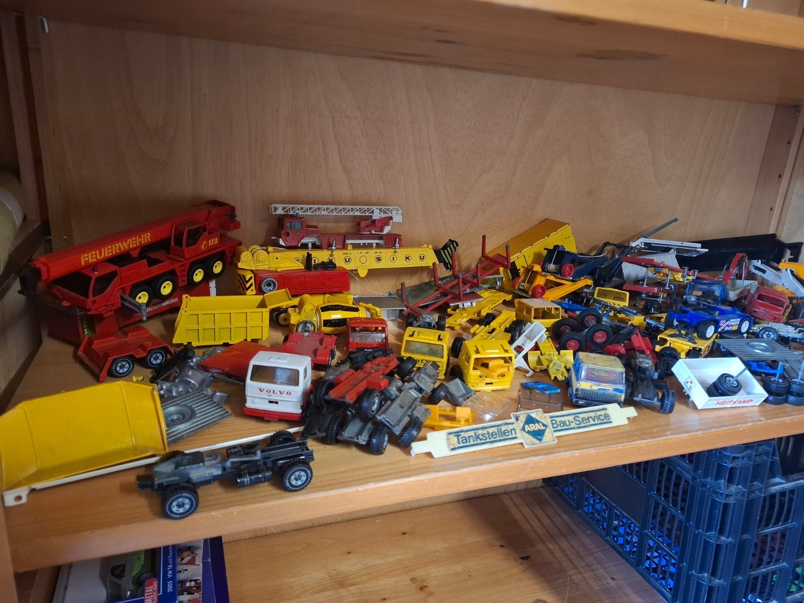 Grote partij Siku onderdelen nr 1, Hobby en Vrije tijd, Modelauto's | 1:50, Gebruikt, Ophalen of Verzenden