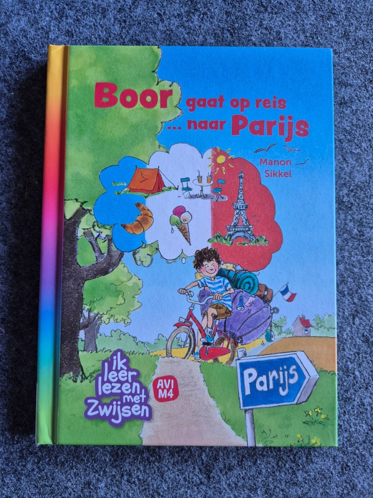 Leesboek AVI M4 Boor gaat op reis... naar Parijs, Ophalen of Verzenden, Zo goed als nieuw, Manon Sikkel
