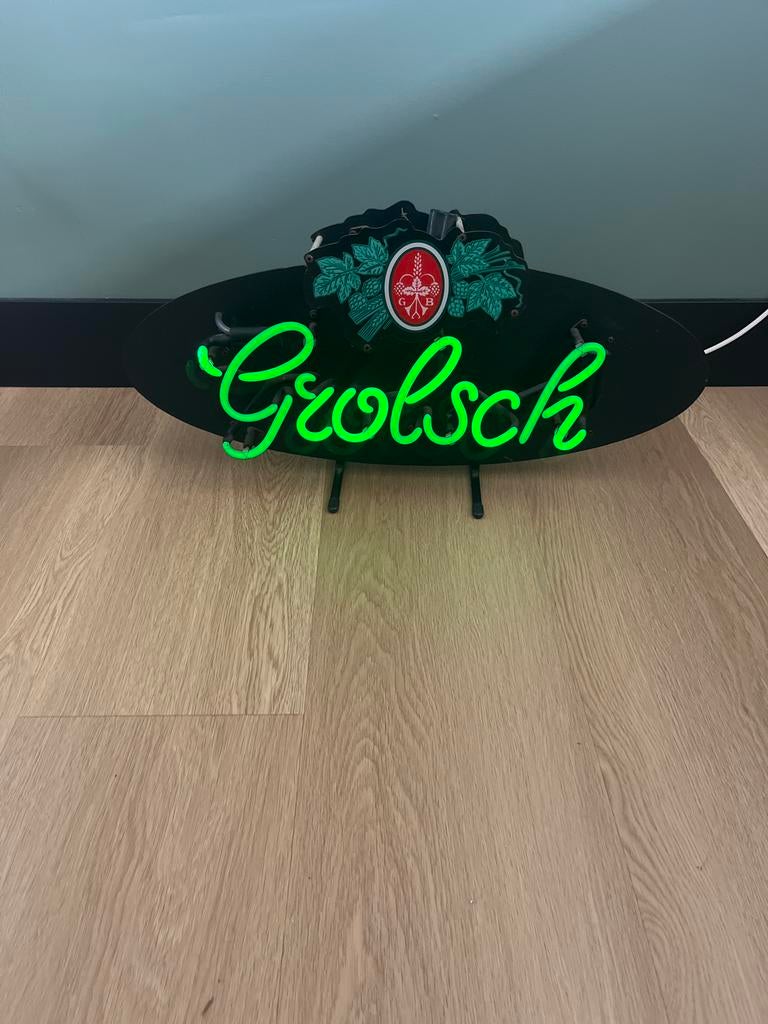 Grolsch neonlamp, Ophalen, Gebruikt