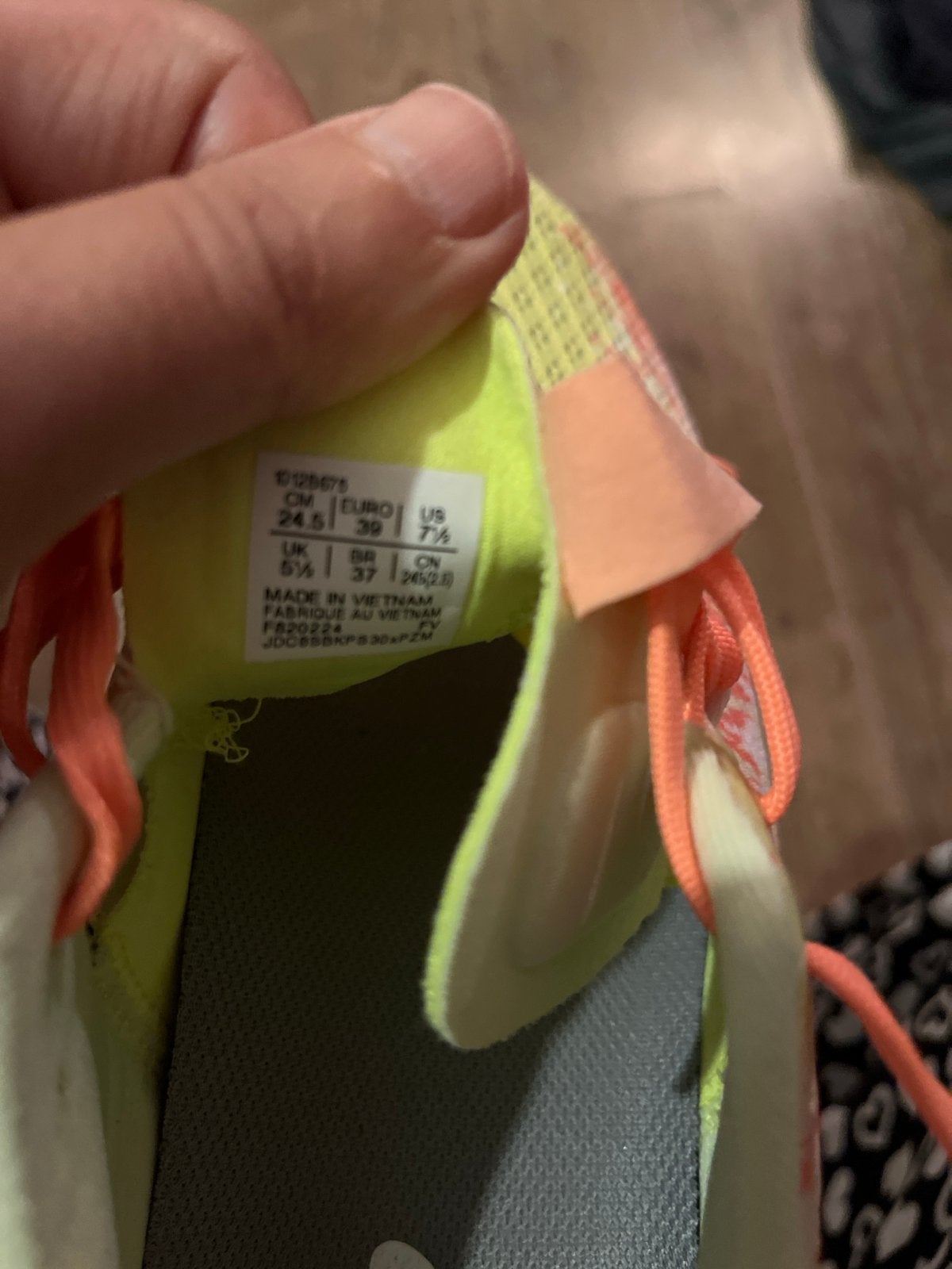 ASICS hardloopschoenen, maat 38,5, Ophalen of Verzenden, Gedragen, Geel, Sportschoenen