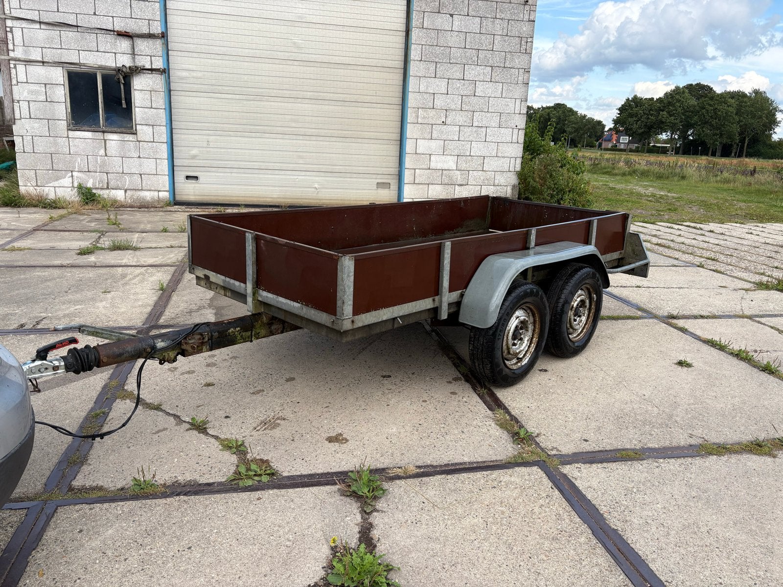 Aanhanger tandemasser, Auto diversen, Aanhangers en Bagagewagens, Ophalen, Gebruikt