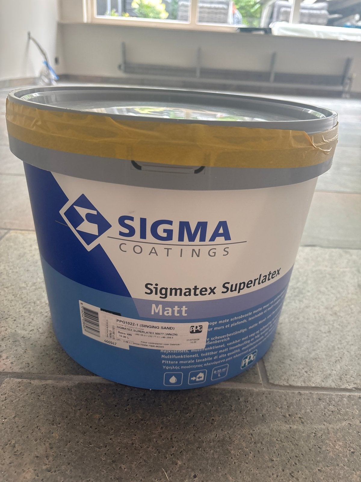 (Ongeopend) Sigma Sigmatex Superlatex Matt Singing Sand, Ophalen, Beige, Nieuw, Verf