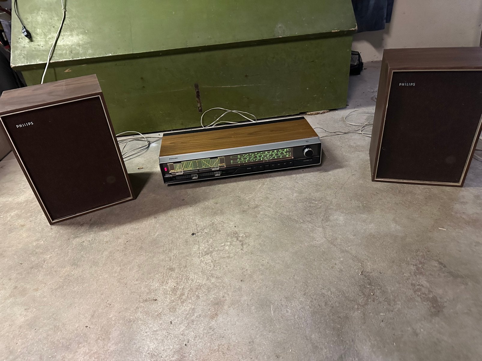 Mooie vintage Philips stereo installatie
