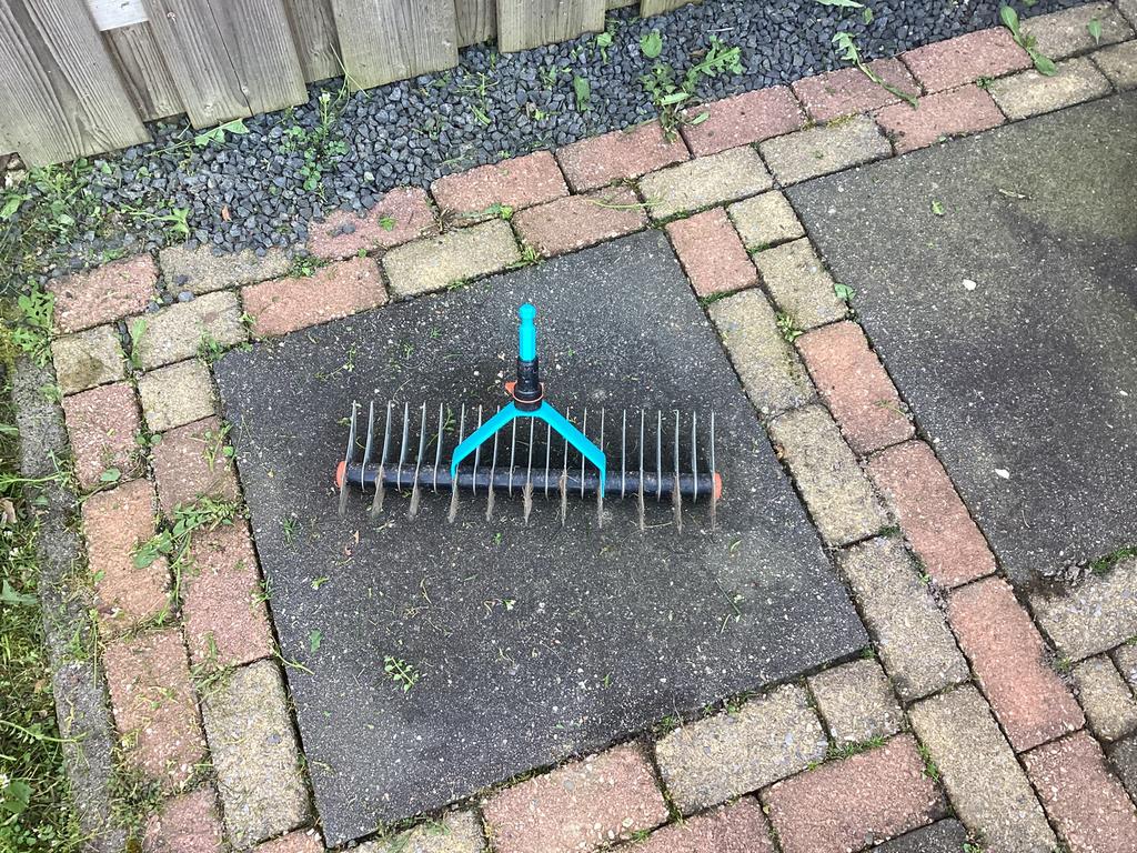 GARDENA verticuteerhark, Ophalen, Gebruikt