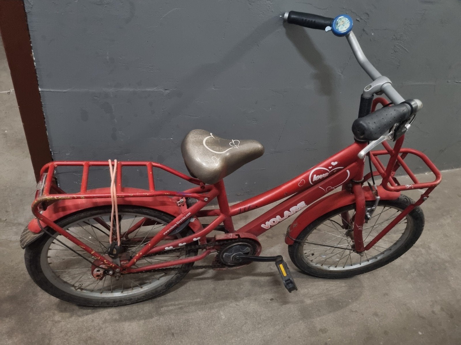 kinderfiets, Ophalen, Gebruikt