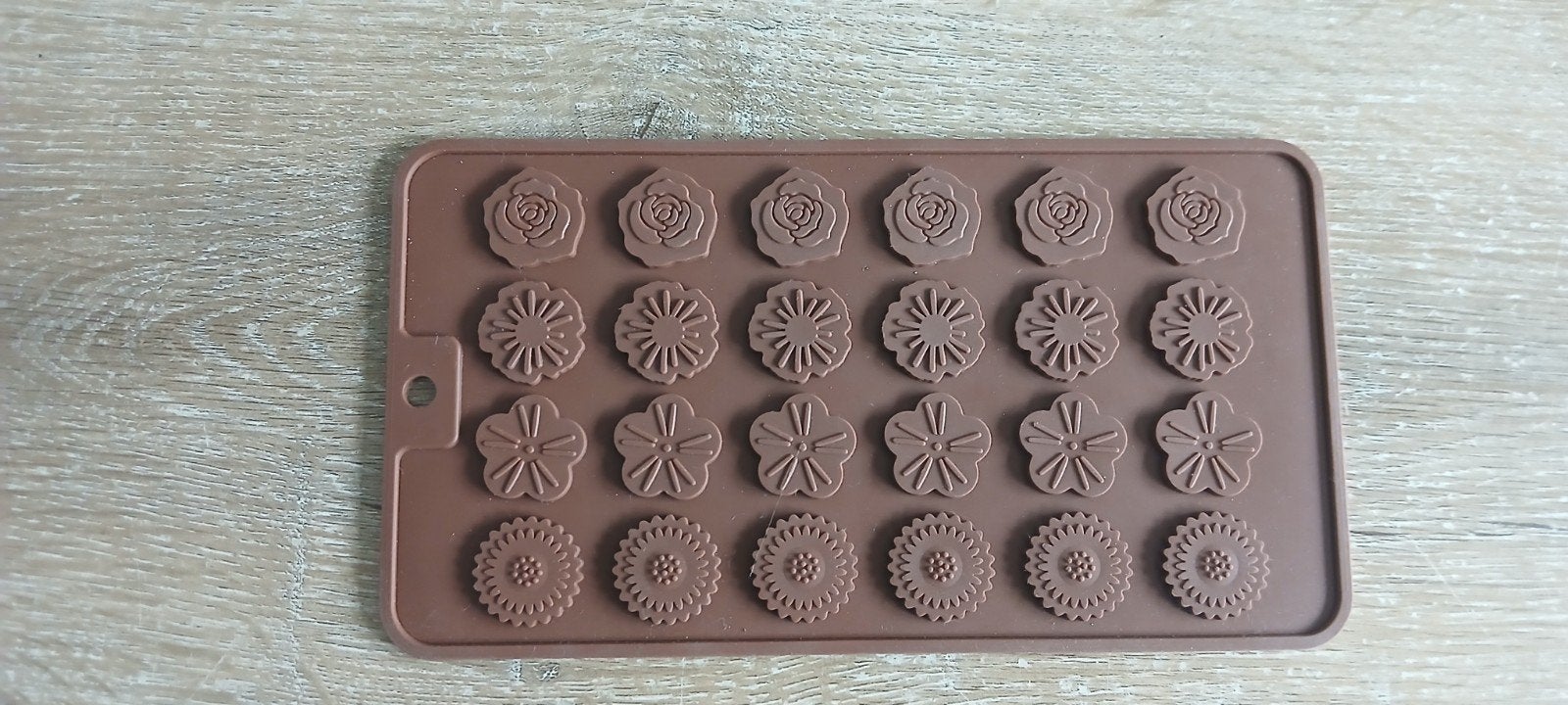 bloemen chocolade mal flowers silicone chocolademal, Ophalen of Verzenden, Zo goed als nieuw, Taarten of Cupcakes, Overige typen