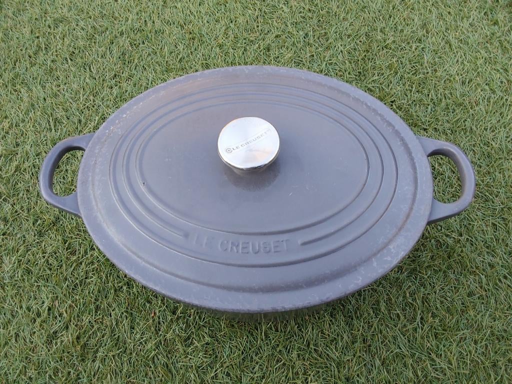 Le Creuset pan, Ophalen, Gebruikt, Gietijzer, Koekenpan of Braadpan