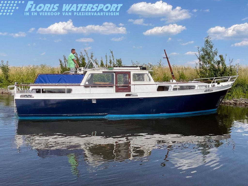 Waddenkruiser 1200 GSAK (bj 1975), Watersport en Boten, Gebruikt, Overige brandstoffen, 12 meter of meer, 50 pk of meer