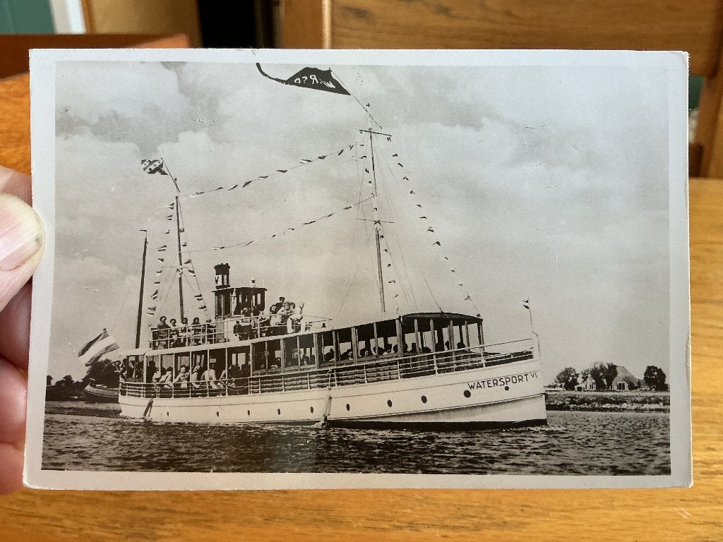 Plezierboot Uit Leeuwarden 1960, Verzenden, 1940 tot 1960, Gelopen, Friesland