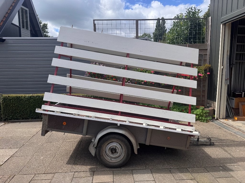 Aanhangwagen + glasresteel, Auto diversen, Aanhangers en Bagagewagens, Ophalen, Gebruikt
