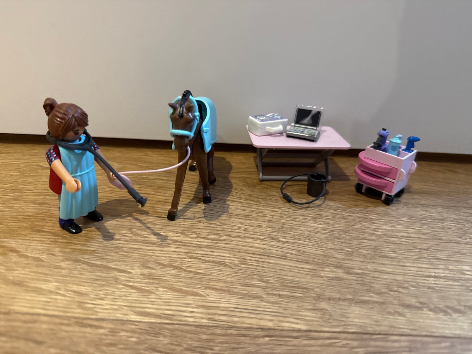 Playmobil Dierenarts met Paard en Accessoires, Gebruikt, Complete set, Ophalen of Verzenden, Country