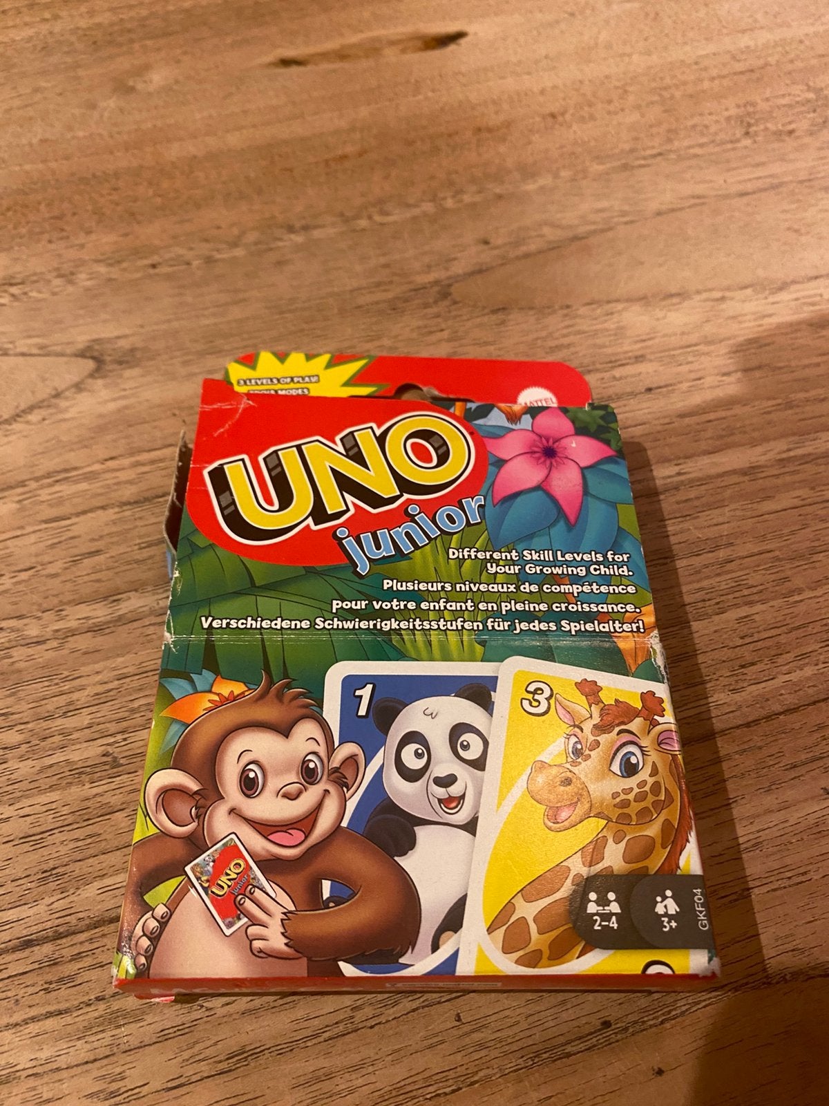 Mattel Uno junior, zgan, Hobby en Vrije tijd, Ophalen of Verzenden, Zo goed als nieuw