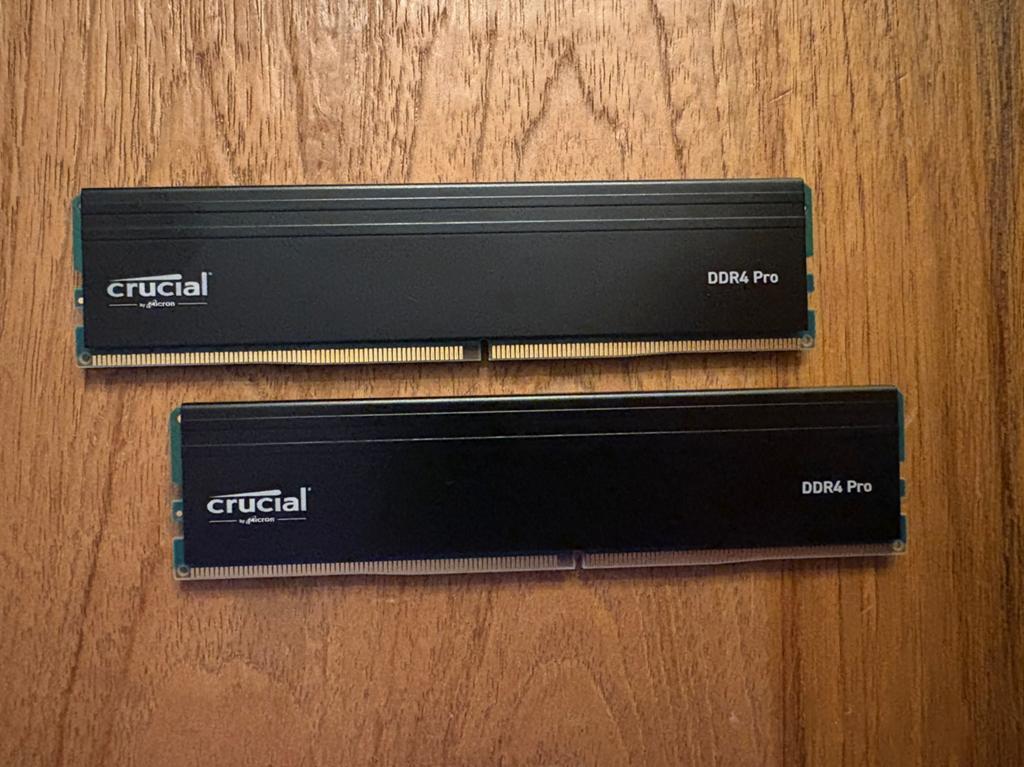 Crucial Pro DDR4 64GB (2x32GB) 3200MHz, Computers en Software, RAM geheugen, DDR4, Ophalen of Verzenden, Zo goed als nieuw, Desktop