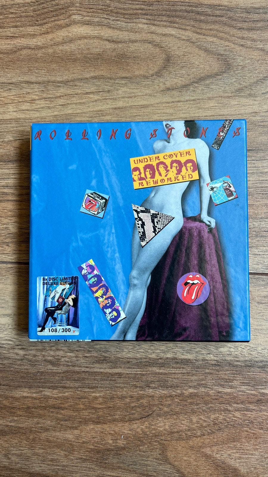 Rolling Stones Under Cover Reworked 8CD Deluxe Box 108/300, Ophalen of Verzenden, Zo goed als nieuw, Poprock