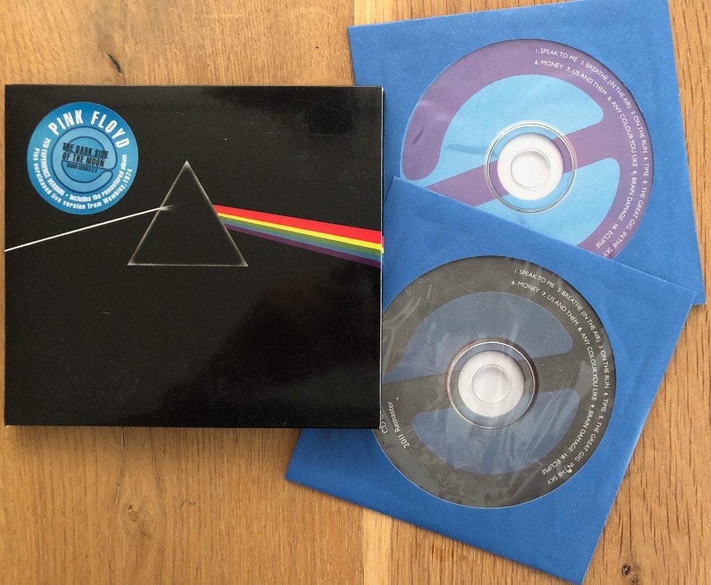 PINK FLOYD - Dark side of the moon (2011 remaster; 2CD ), Ophalen of Verzenden, Zo goed als nieuw, Progressive Rock, Digipak