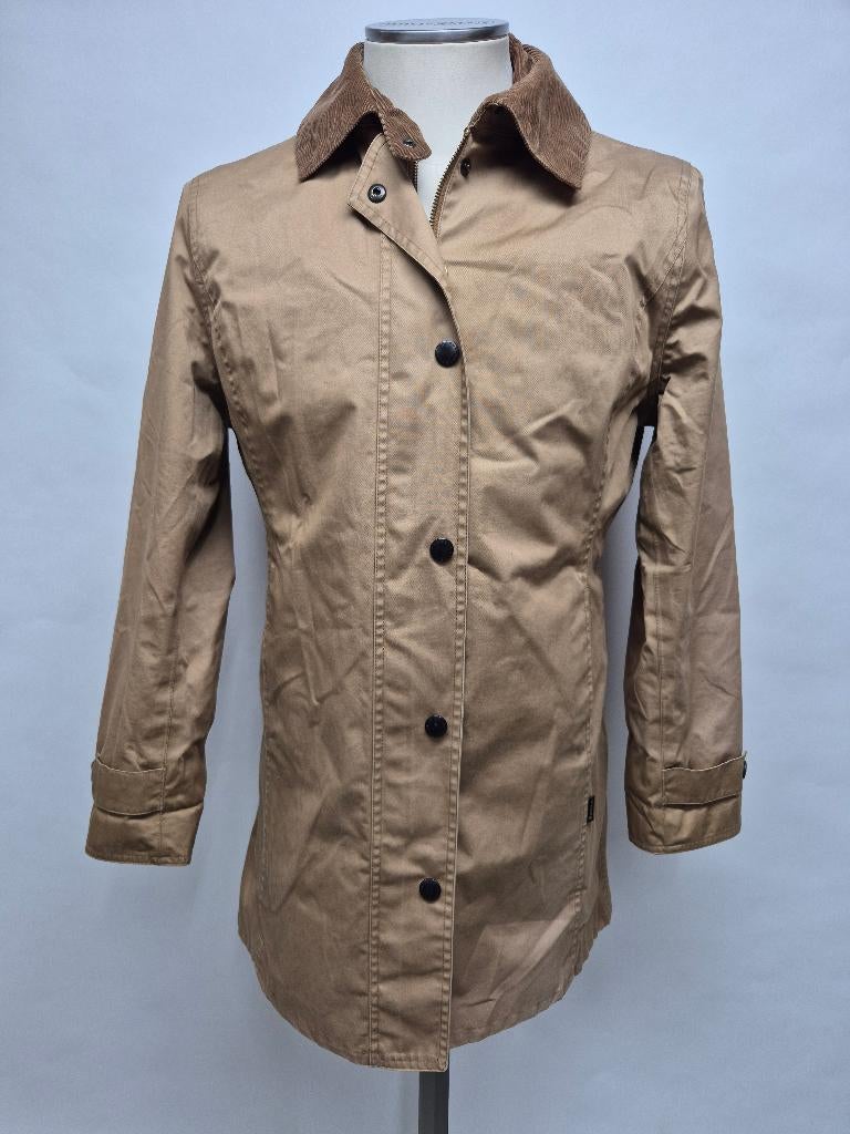 Barbour dames 'L/W Newmarket' jas , maat 38 top!, Maat 38/40 (M), Barbour, Bruin, Ophalen of Verzenden