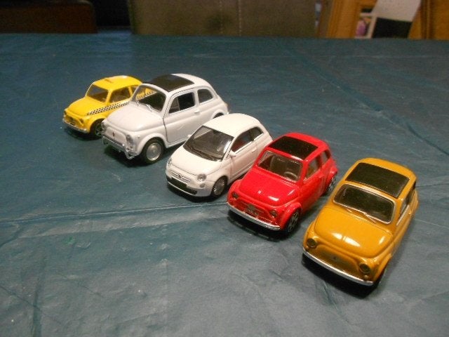 Vijfmaal Fiat 500, Ophalen of Verzenden, Nieuw, Auto, Overige merken