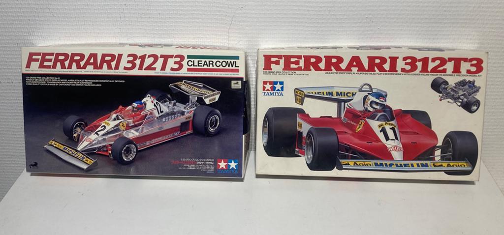 2 x tamiya ferrari 312t3.  1:20, Hobby en Vrije tijd, Modelbouw | Auto's en Voertuigen, Auto, Groter dan 1:32, Nieuw, Ophalen of Verzenden