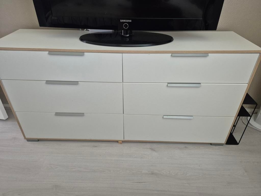 Ladenkast met 6 lades - 155x40x77 cm, Huis en Inrichting, Kasten | Ladekasten, Ophalen, Gebruikt, 5 laden of meer, 150 tot 200 cm