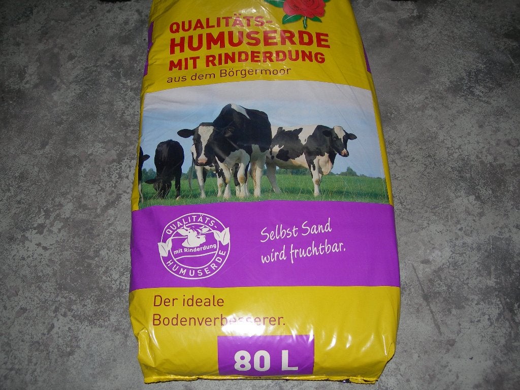 Humusaarde met koemest, Ophalen, Tuinaarde