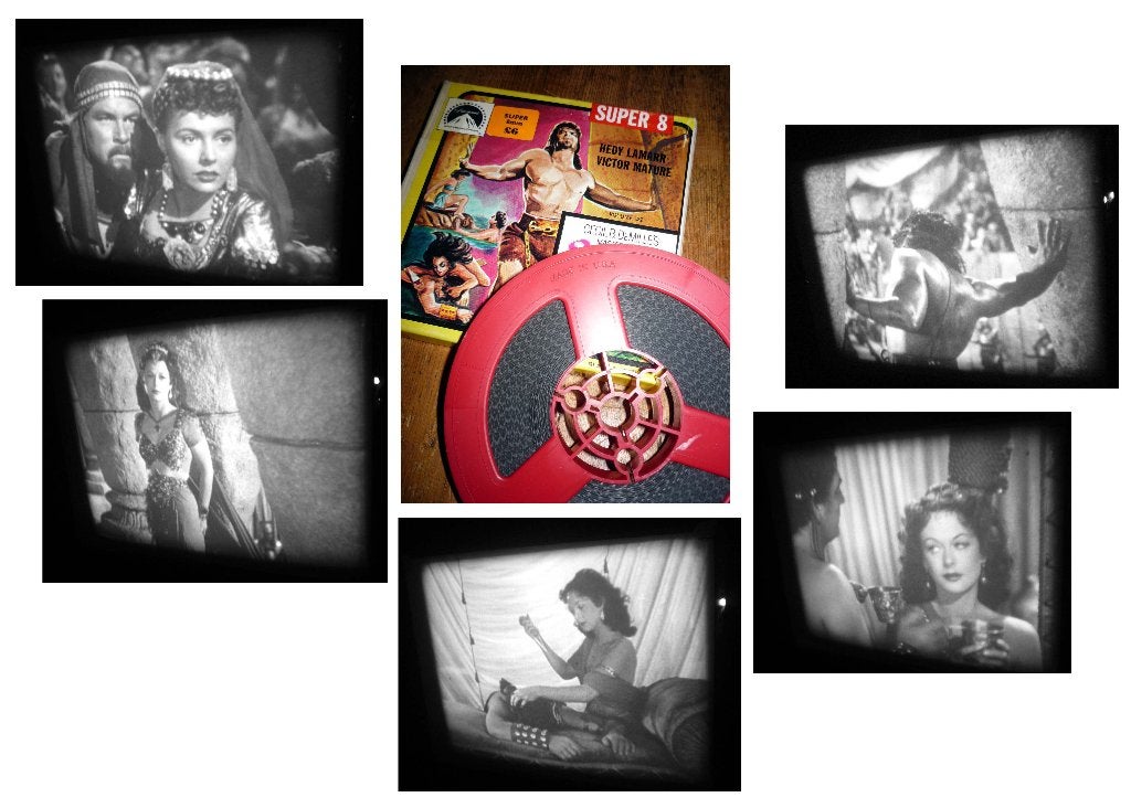 8mm film Samson & Delilah - silent - zw/w - 60mtr mooi, Audio, Tv en Foto, Filmrollen, Ophalen of Verzenden, 8mm film