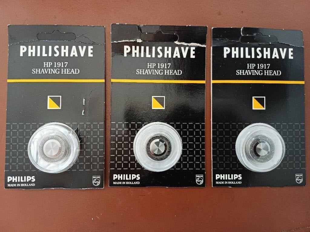 PHILIPS, 3 x scheerkoppen voor philishave HP1917, Ophalen of Verzenden, Nieuw, Scheren en Epileren