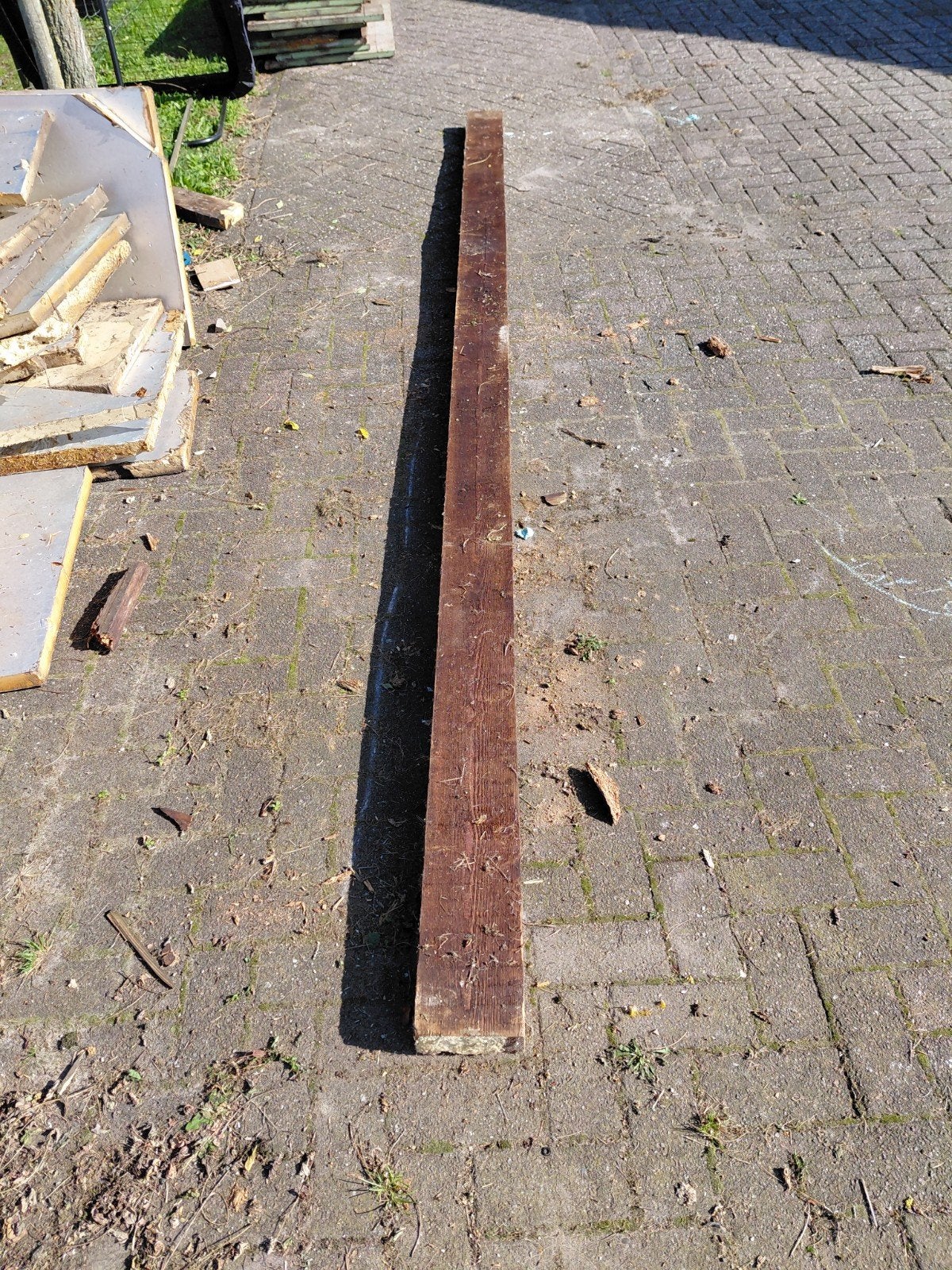 Houten balk, Ophalen