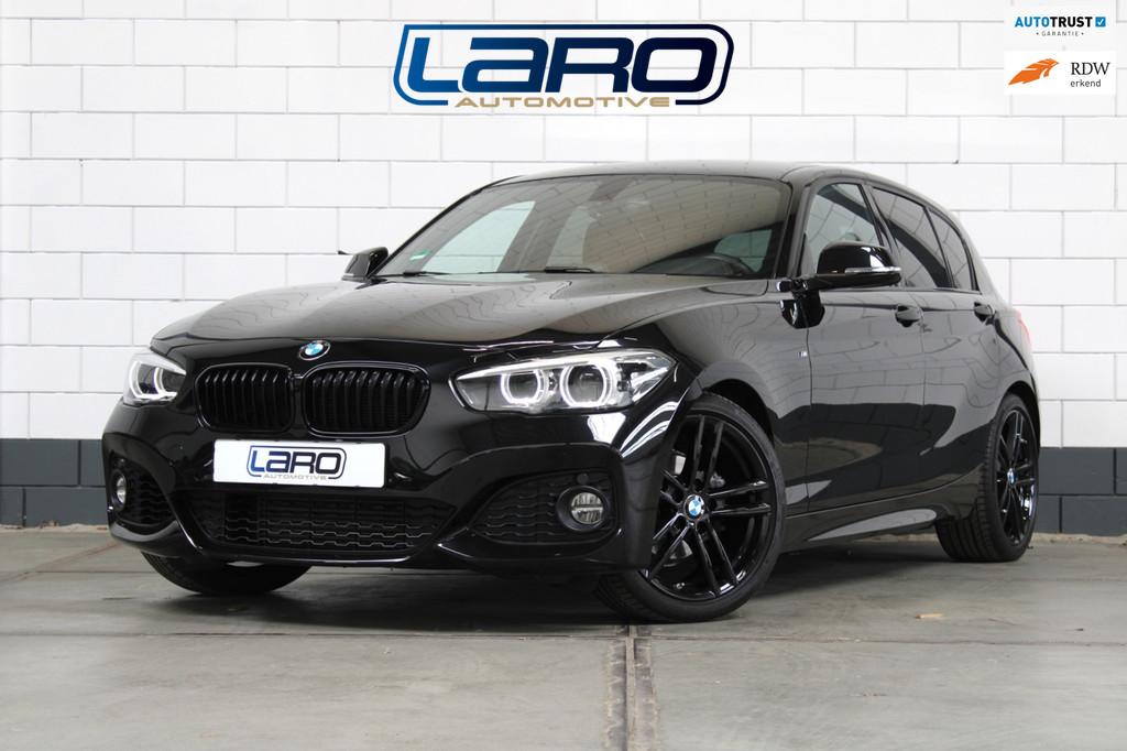 BMW 1-serie 118i Edition M Sport Shadow | LED Stoelver. Crui, 1-Serie, Euro 6, Zwart, Leder