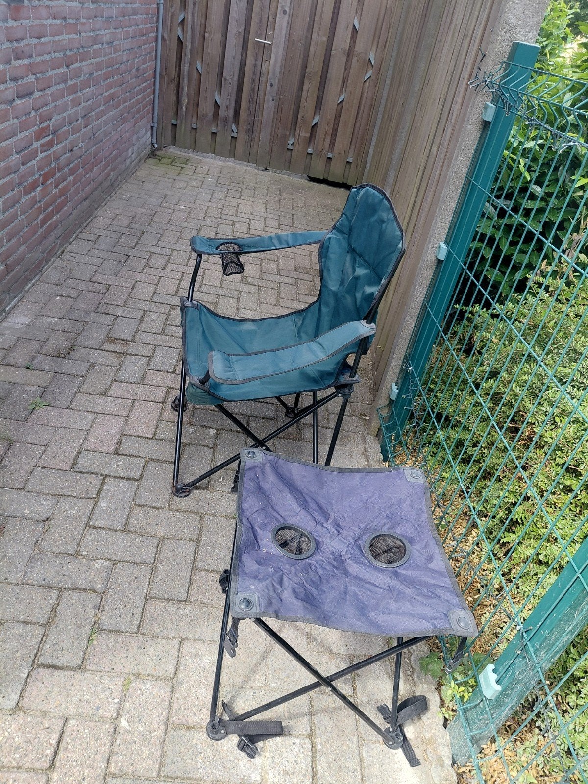 Campingstoel en campingtafel, Caravans en Kamperen, Kampeermeubelen, Ophalen