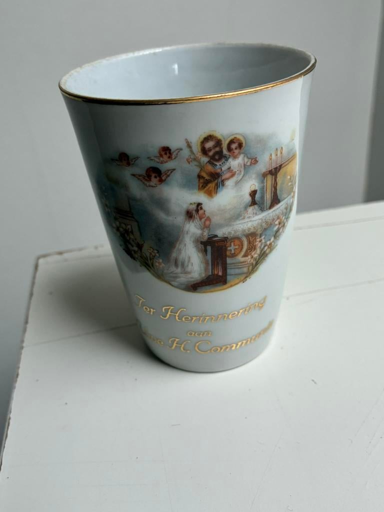 1e communie beker, Ophalen of Verzenden