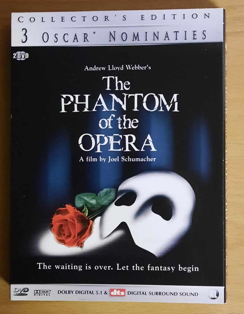 The phantom of the opera dubbel dvd, Cd's en Dvd's, Alle leeftijden, Ophalen of Verzenden, Zo goed als nieuw