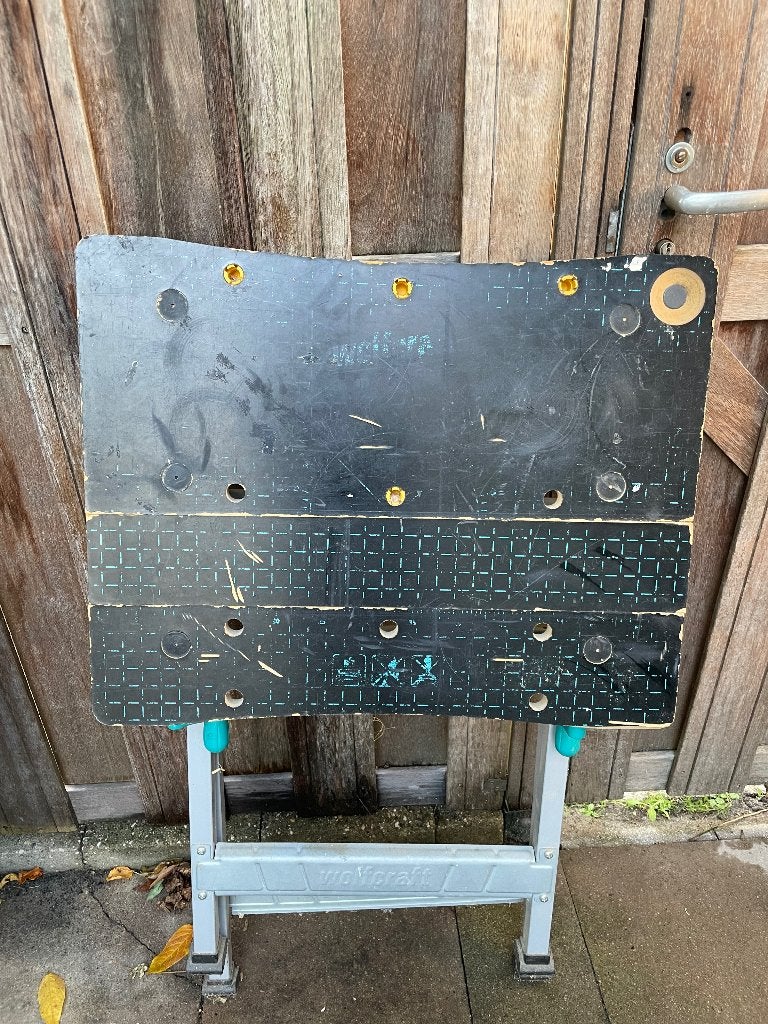 Werkbank Wolfcraft, Ophalen, Gebruikt, Minder dan 70 cm, Bankschroef