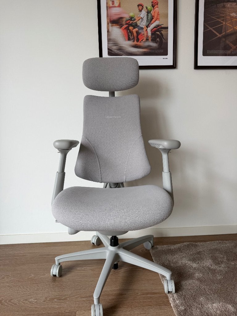 LiberNovo Omni Ergonomic Chair, Ophalen, Zo goed als nieuw, Grijs, Bureaustoel