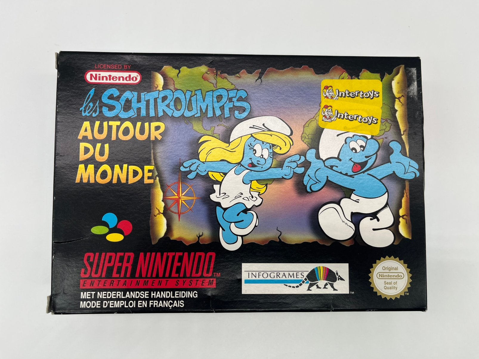 Smurfen / Schtroumpfs *MINT* Super Nintendo SNES PAL FAH CIB, Spelcomputers en Games, Games | Nintendo Super NES, Avontuur en Actie