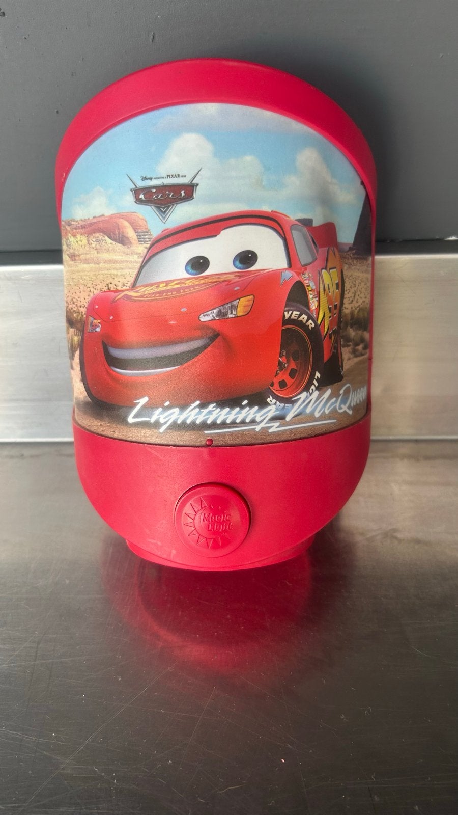 Cars Lightning McQueen Magic Light Lampje, Ophalen of Verzenden, Gebruikt, Jongen