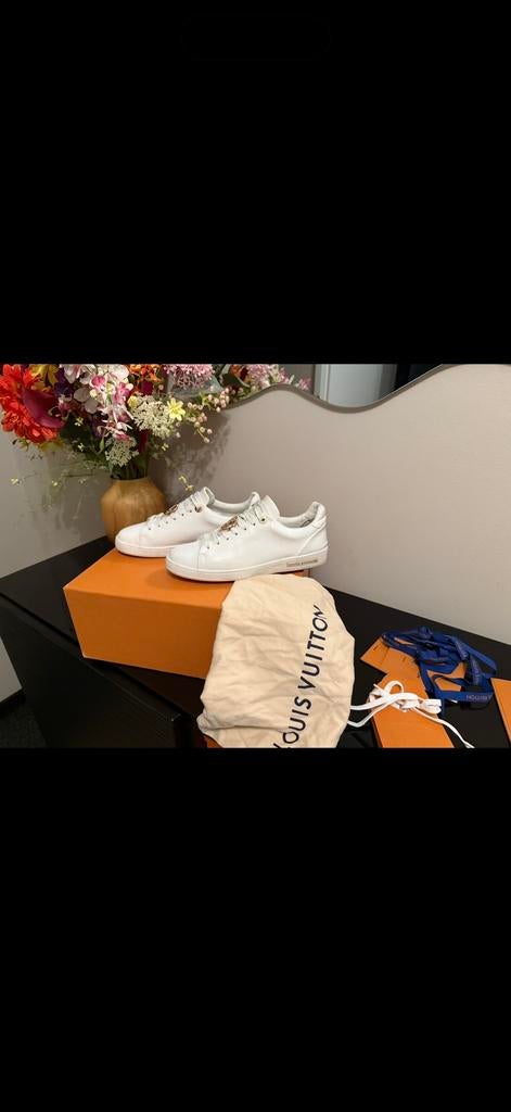 Louis Vuitton Front Row Sneakers schoenen wit, Ophalen, Wit, Sneakers of Gympen, Gedragen