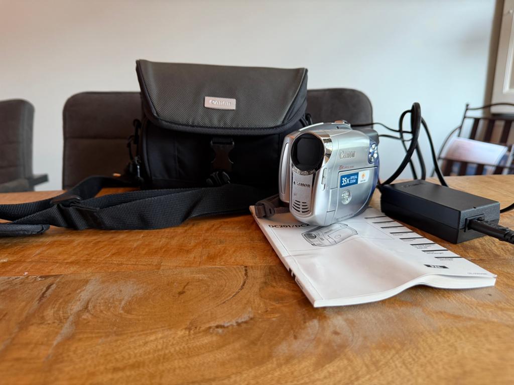Canon DC210 DVD Camcorder, Ophalen, Mini dv, Canon, 20x of meer