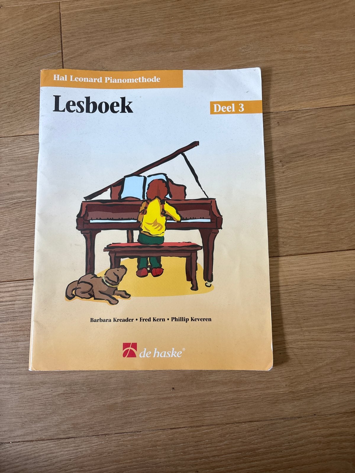 Hal Leonard Pianomethode Lesboek Deel 3, Ophalen of Verzenden, Zo goed als nieuw, Overige niveaus