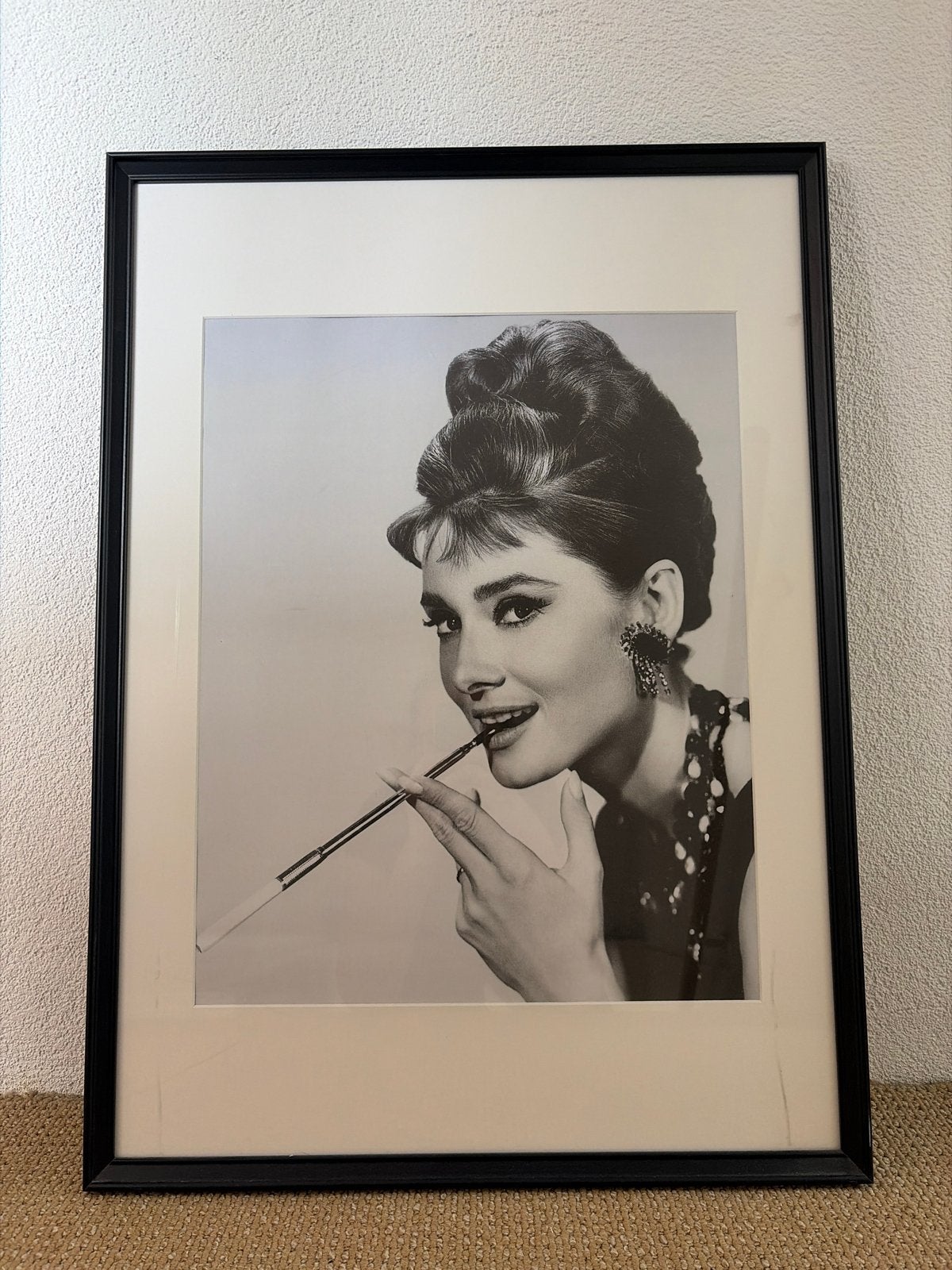 Ingelijste poster Audrey Hepburn - IKEA Knoppäng, Ophalen