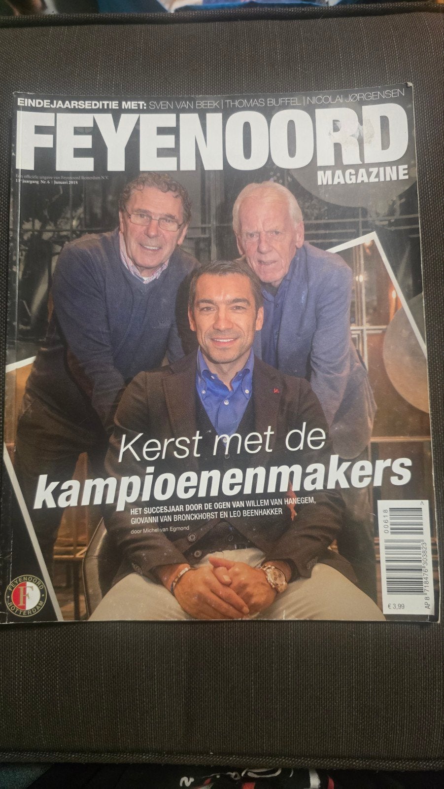 Feyenoord Magazine Eindejaarseditie 2014, Verzamelen, Sportartikelen en Voetbal, Ophalen of Verzenden, Zo goed als nieuw