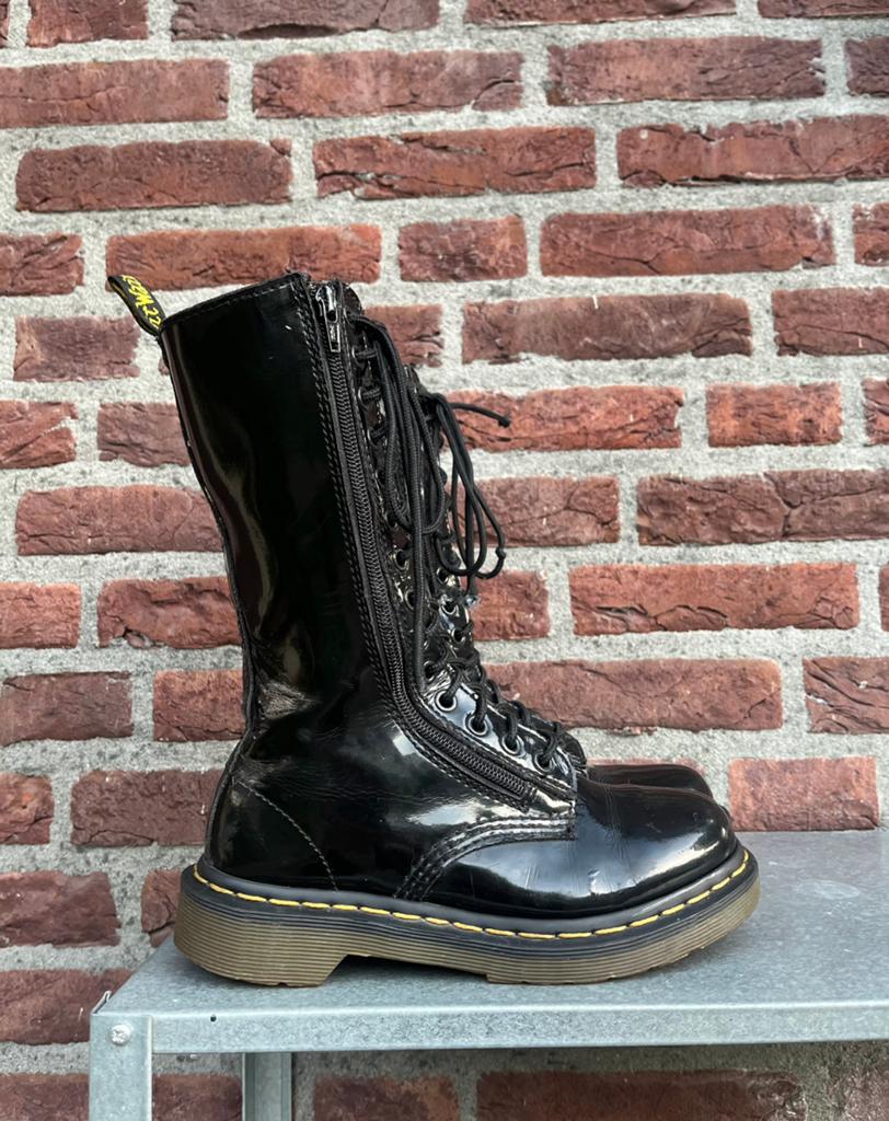 Dr. Martens 9733W Double zip patent laarzen maat 36, Kleding | Dames, Schoenen, Hoge laarzen, Dr. Martens, -, Zwart