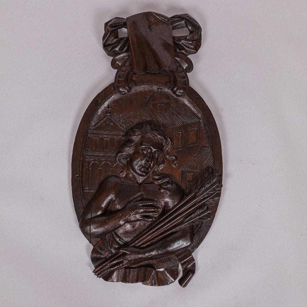 Houtsnijwerk Sebastiaan, Heilige 18e-eeuw, Ophalen of Verzenden