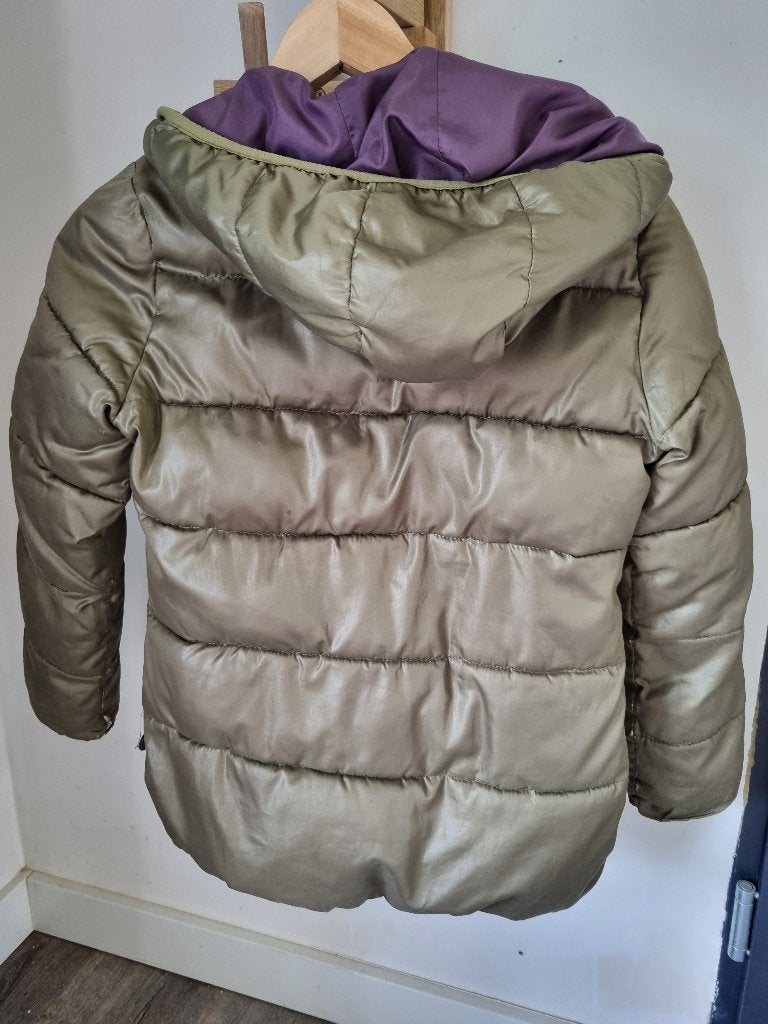 Winterjas meisjes, Kinderen en Baby's, Kinderkleding | Maat 140, Ophalen, Gebruikt, Meisje, Jas