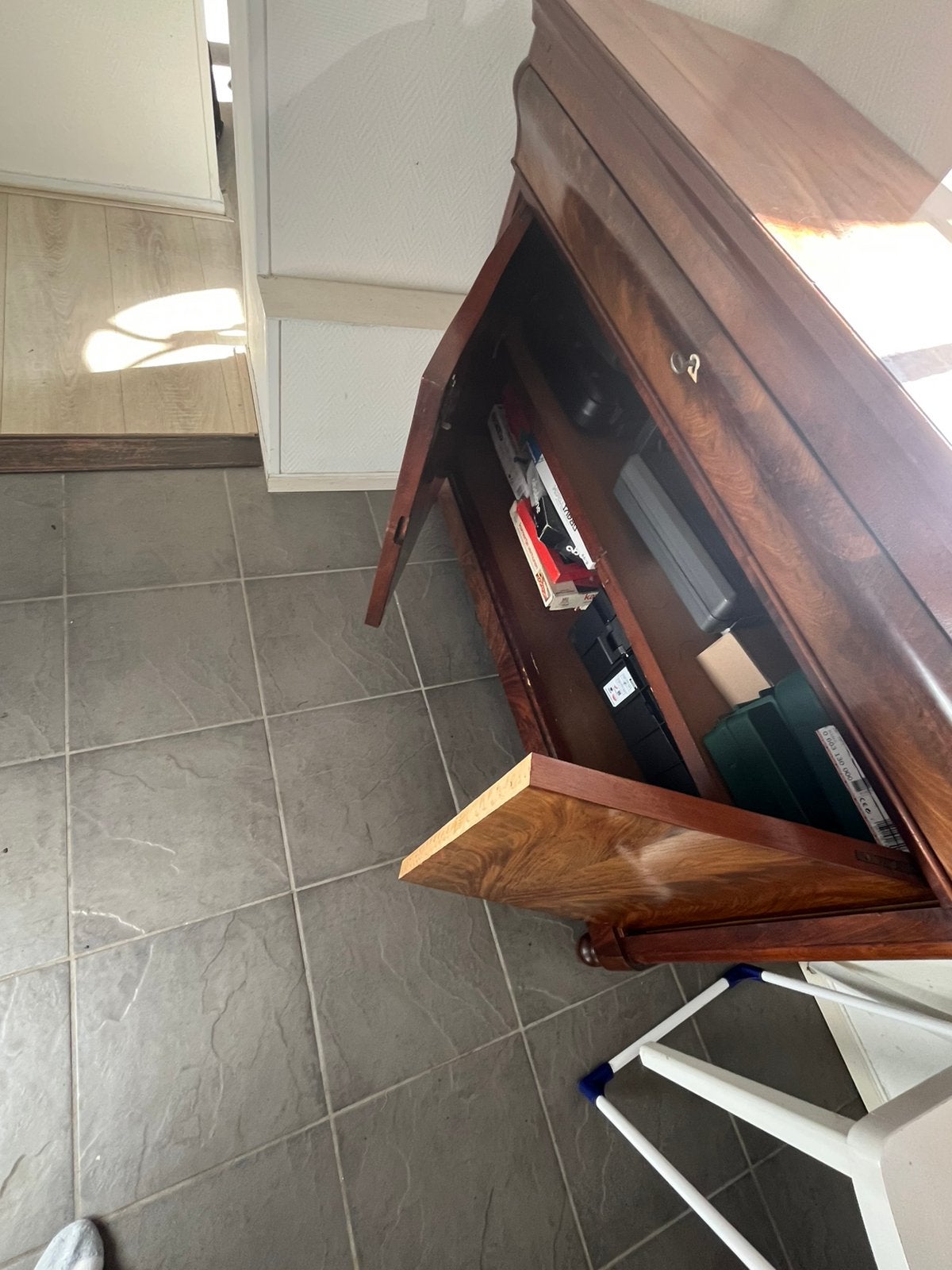 Dressoir mahonie hout, Gebruikt, 100 tot 150 cm, 25 tot 50 cm, Overige houtsoorten