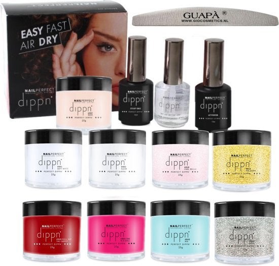 Guapa Acryl Nagels Dipp poeder Starterskit, Ophalen of Verzenden, Nieuw, Gehele gezicht